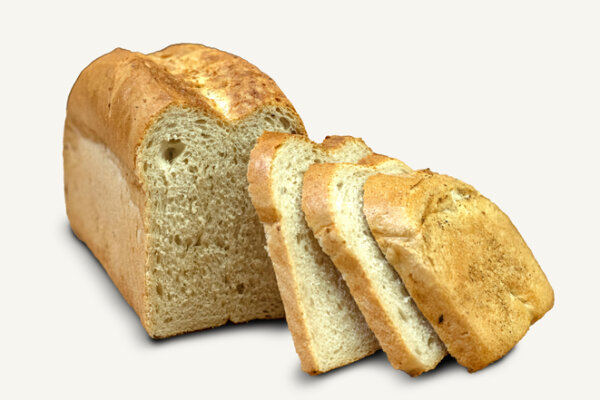 halbes Weißbrot eckig